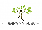 Baum, Pflanze, Baum, Mensch Logo