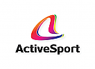 Buchstabe A Logo, Sport, Spiel, Sportgerte Logo