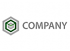 kologisch, Zweifarbig, Zeichen, Zeichnung, Wrfel, Cube, Sechseck, Technologie, Logo