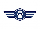 , Tierarzt, Pfote, Flgel, Logo