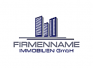 Immobilien Logo, Bau Logo