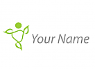 kologisch, Zeichen, Zeichnung, Symbol, Person, Mensch, Pflanzen, Bltter, grn, Vegan, Logo