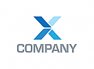 Buchstabe X Logo, Finanzen Logo
