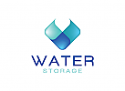 Wasserquelle Logo, Schwimmbad Logo, Wasser Logo