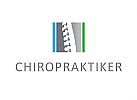 , Zeichen, Signet, Logo, orthopde, chiropraktiker, physiotherapie, osteopathie