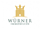 Immobilien Logo, Krone Logo