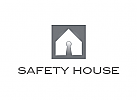 Zeichen, Signet, Logo, Haus, Immobilie, Verwaltung, Security, Safehouse