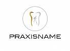 Zhne, Zahn, Zahnarztpraxis, Logo, Kreis, Stern, Prophylaxe