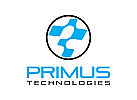 Buchstaben P Logo, Technologie Logo