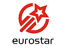 Eurostar Logo, Euro und Stern Logo