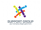 Gruppe Logo, Menschen Logo, Kindern Logo