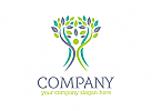 Wellness Logo, Massage Logo, Baum Logo