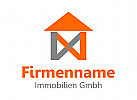 Immobilien Logo, Architektur Logo, Bau Logo