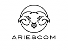 ,Zeichen, Signet, Logo, Widder, Aries, Hrner, Geweih