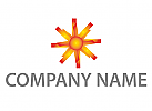 kologisch, Zeichen, Zeichnung, Symbol, Sonne, Stern, Umwelt, Energie, Logo