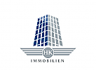 Logo, Signet, Immobilien, Stadthuser, Wohnungen, Baugesellschaft, Makler