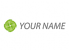 kologisch, Zeichen, Zeichnung, Spirale, Blume, Wellen, Wellness, Logo