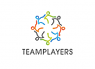 , Zeichen, Signet, Logo, Gruppe, Menschen, Team, Synergie, Kreis, Kreislauf