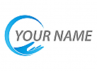 Hand, Kreis, Beratung, Logo