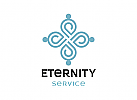 Zeichen, Signet, Skizze, Logo, Menschen, Gruppe, Ornament, Blume, Synergie, Invinity, Eternity, Unendlich