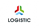 Zeichen, Signet, Logo, Logistik, Transport, Pfeile, Winkel