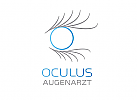 Zeichen, Signet, Logo, Auge, Oculus, Optiker, Augenarzt, Kosmetik