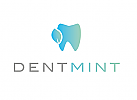 Zhne, Zahnrzte, Zahnmedizin, Zahnpflege, Zahnarzt, Zahn, Logo, Minzblatt 