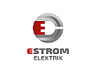 Zeichen, Signet, Logo, Strom, Stecker, Elektriker, Buchstabe, E, Abstrakt, Kreis, Rund