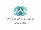 Zeichen, Symbol, Signet, Logo, Gruppe, Coaching, Consulting, Kreise, Schnittmenge