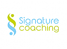 , Zwei Menschen, zweifarbig, Zeichen, Symbol, Signet, Logo, Coaching, Consulting, Rechtsanwalt, Steuerberater