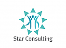 Logo, zwei Menschen, Stern, Consulting, Coaching, Star