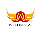 Logo, Markenzeichen, Flgel, Initial, Wings, Dienstleistung, Autoverleih