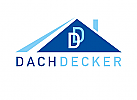 Zeichen, Signet, Logo, Dach, Dachdecker, Initialen, Bau, Handwerk