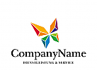 Logo, Markenzeichen, Schmetterling, Dienstleistung, Service, Malermeister, Farbe