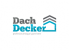 , Dachdecker, Immobilien, Bau, Sicherheit Logo