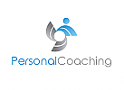 Zeichen, zweifarbig, Signet, Symbol, Logo, Mensch, Coaching, Personalmanagement