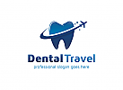 , Zahnrztliche Reisen Logo, Zahne, Flugzeug, Dental, Travel, Preiswertes Zahnmedizinisches Logo