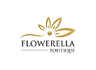 , Wellness, Kosmetik, Boutique, Schnheitszentrum, Blume, Blatt Logo