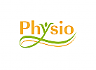 Physiotherapie, fit, gesund Logo