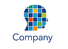 Pixel Head Logo