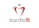 , Mensch, Herz, Physio, Kardiologie, Logo