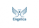 , Zeichen, Engel, Heiligenschein, Person, Flgel, Flug, Mensch Logo 