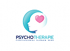  Psychologie, Gehirn, Psychotherapie, Herz, Kreis, Kopf, Logo