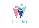 , Menschen, Gruppe, Familie, Kind, Logo