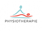 Zeichen, zweifarbig, Signet, Symbol, Physiotherapie, Massage, Logo