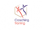 Zeichen, zwei Menschen, Signet, Symbol, Coaching, Consulting