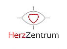 , zweifarbig, Signet, Symbol, Herz, Zentrum, Auge, Kardiologie, Logo