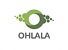 , Kreislauf, Ring, Kugeln, O, Logo