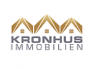 Zeichen, zweifarbig, Signet, Symbol, Haus, Krone, Immobilienmakler, Logo