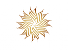 , Zeichen, Symbol, Signet, Sonne, Stern, Ornament, Gold, Hotel, Logo